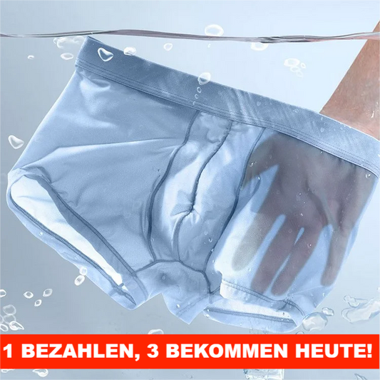 🔥HEISSER VERKAUF🔥1 BEZAHLEN, 3 BEKOMMEN🔥Antibakterieller dünner und leichter Herrenslip aus Eisseide