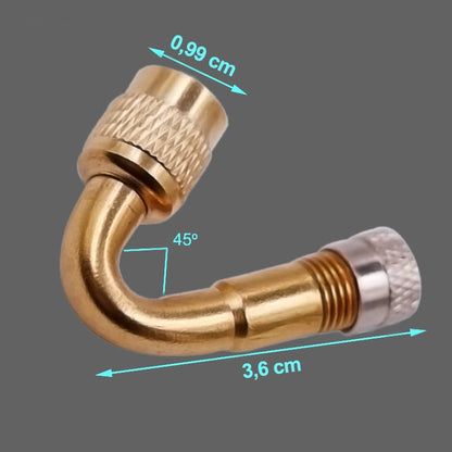 Universeller Reifenventil-Verlängerungsadapter für Auto, Fahrrad, Motorrad, Roller