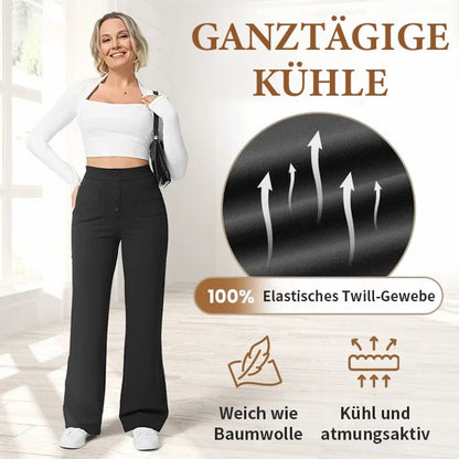 🔥GROSSER VERKAUF-45% RABATT🔥Lässige Damen Stretch-Hose mit hoher Taille