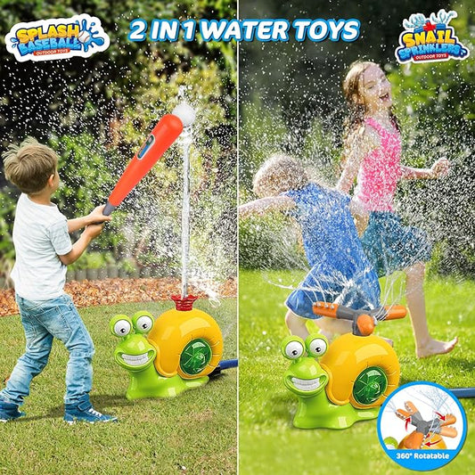 🌈Viel Spaß im Sommer!!✨Wasser-Sprinkler Baseball-Spielzeug