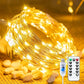 🎄Weihnachtsverkauf - 8 Modi 100-600 Weihnachts-LED-Funkenlichter Lichterkette