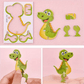 🔥Letzter Tag 49% Rabatt🤗🦖Erzieherisches 3D-Cartoon-Puzzle