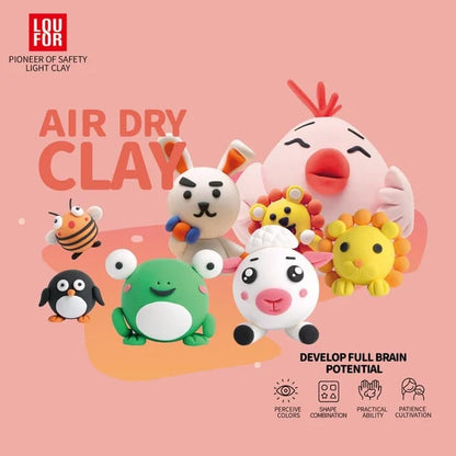 🎁💝Air Dry Clay Pets Group Modelliermasse-Sets für Kinder