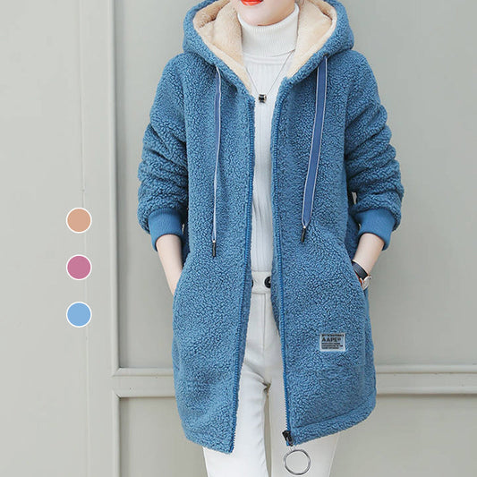 [Winter Gift] Women's Winter Warm Thick Faux Lamb Wool Coat